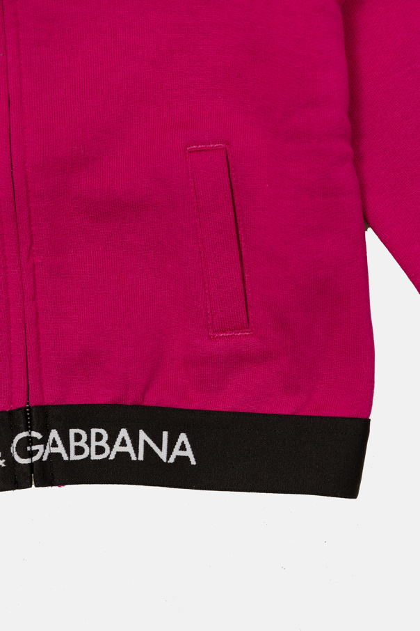 SchaferandweinerShops Mozambique who is dolce and gabbana how to pronounce dolce and gabbana Pink Hoodie with logo Dolce Gabbana Kids